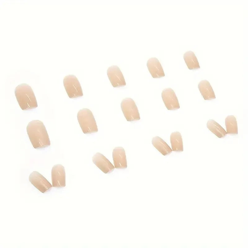 Plastic nail art decorations in solid colour MY119 arranged as a 26-piece set for ladies' fashion accessories