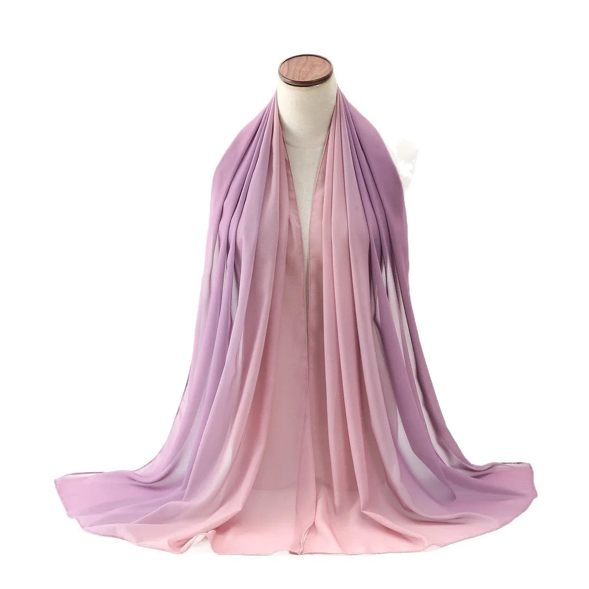 Women's bubble towel texture summer scarf in polyester chiffon showing colour options and 175cm length