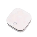 White car air purifier with USB power and negative ion technology for small spaces