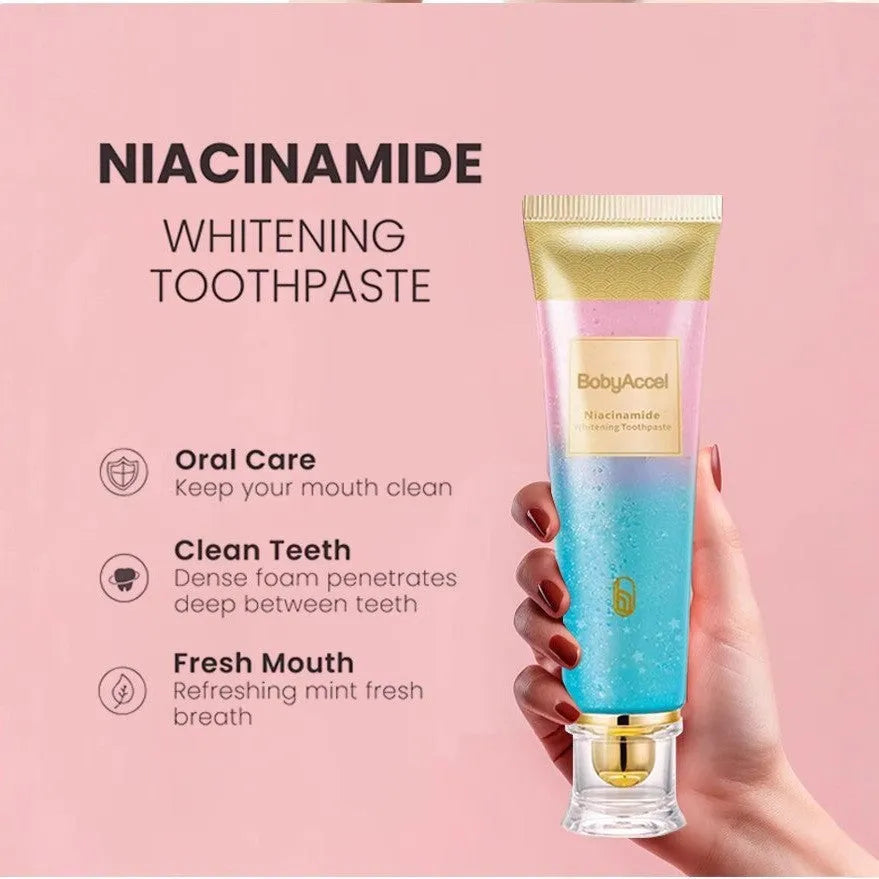 Nicotinamide whitening toothpaste tube 100g for adult men and women