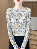Tencel Cotton round neck pullover shirt with printed design in multiple colour options.
