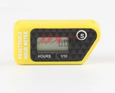 Black YSDS waterproof LCD digital countdown timer with 35mm mounting hole for maintenance reminders.