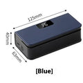 Small portable mini heat sealing machine for plastic food bags in white or blue