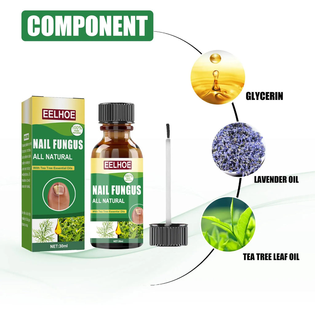 30ml tea tree oil nail care repair fluid bottle for thick soft hand foot nails