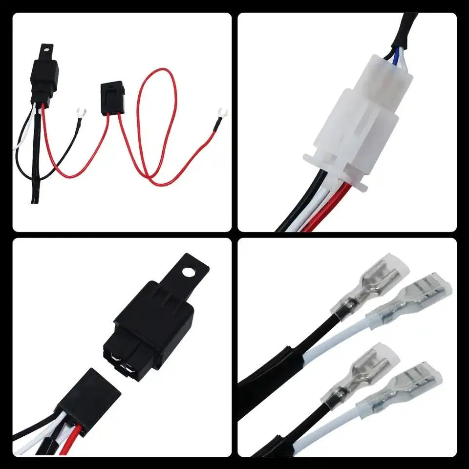 One Drag Two 2 metre silicone wiring harness for automotive LED lights