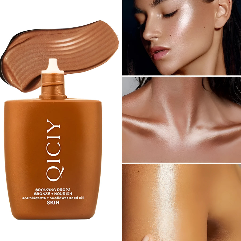 30ml face and body contour liquid bottle with brightening formula in four shade options