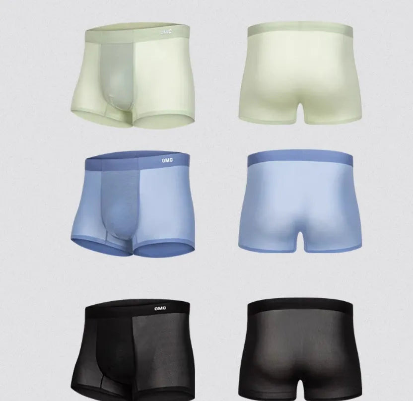 Men's antibacterial seamless sports underwear in four colour options