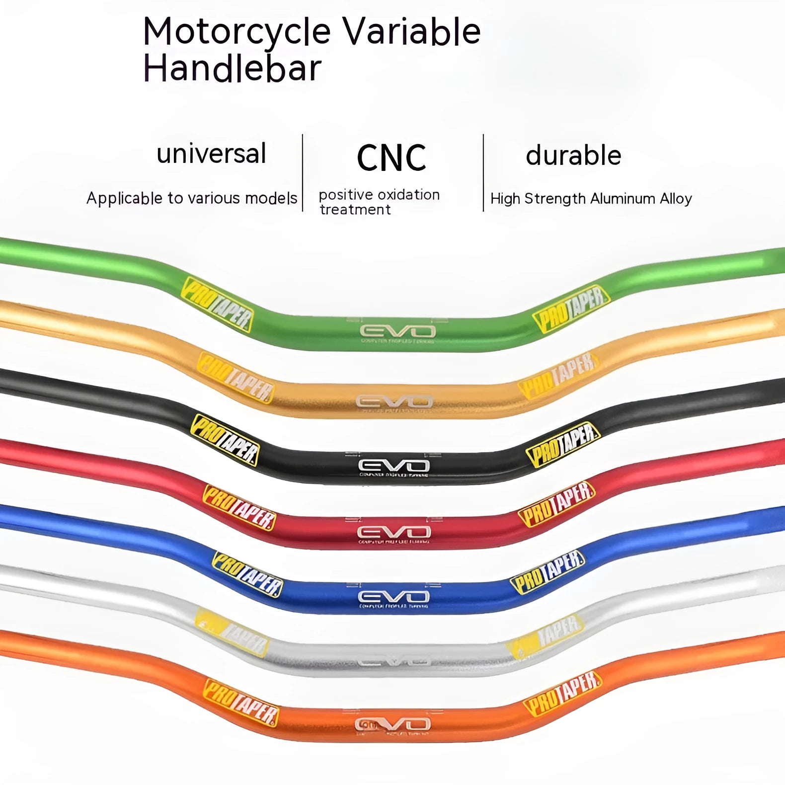 Scrambling motorcycle handlebar orange aluminium alloy 28mm diameter