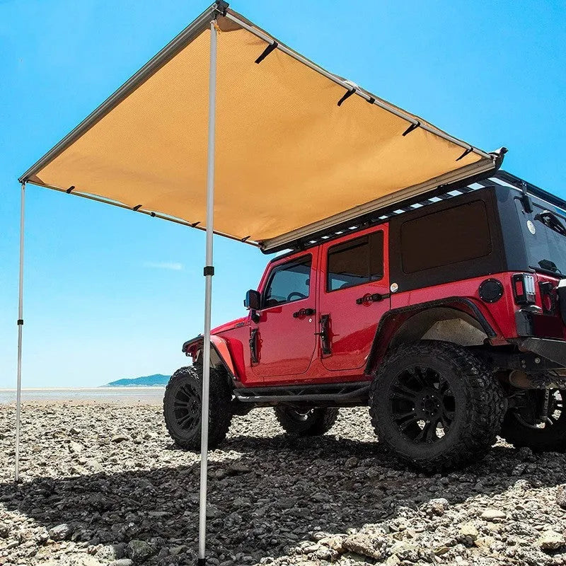 Black glue waterproof camping tent with aluminium alloy poles in multiple size configurations