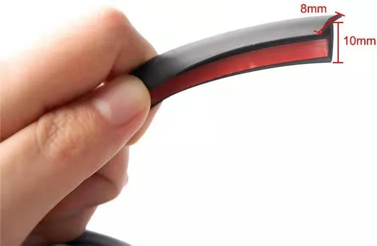TPE rubber seal strip gap filler for car bumper protection and machinery sealing in black or white