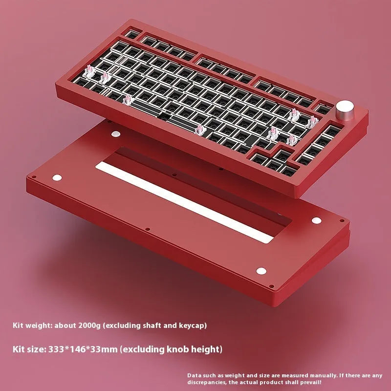 Heiji Snake 75% aluminium mechanical keyboard kit with multiple colour options and customisation tools