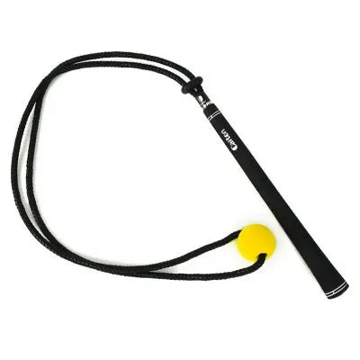 Black silicone elastic string golf swing correction training rope for practice