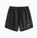 Men's four-point stretch running shorts with laser stitching in black or blue