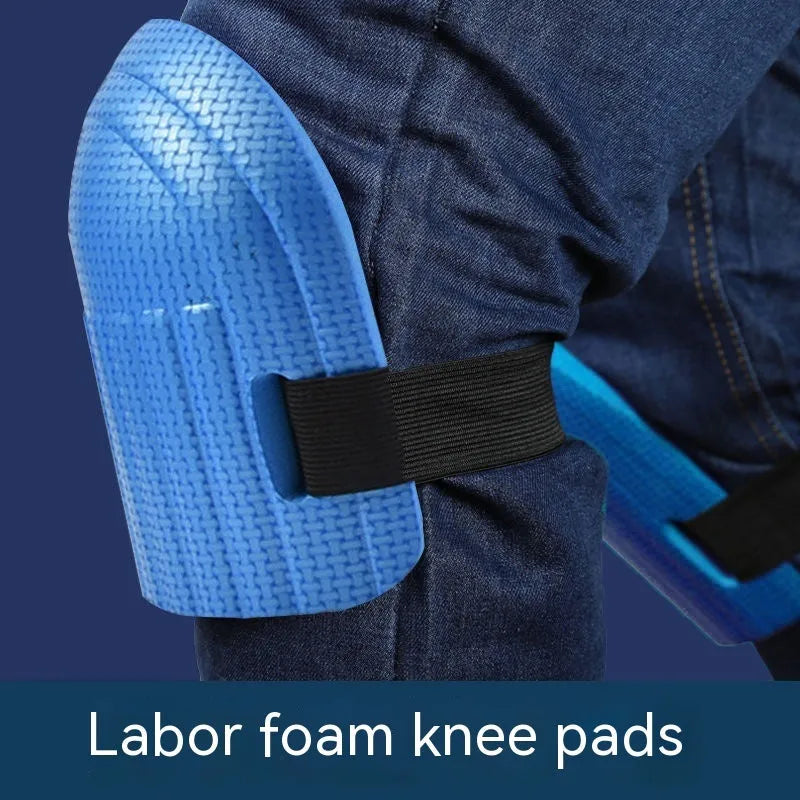 Foam kneecap kneepads with thick EVA padding for work protection in multiple colour options