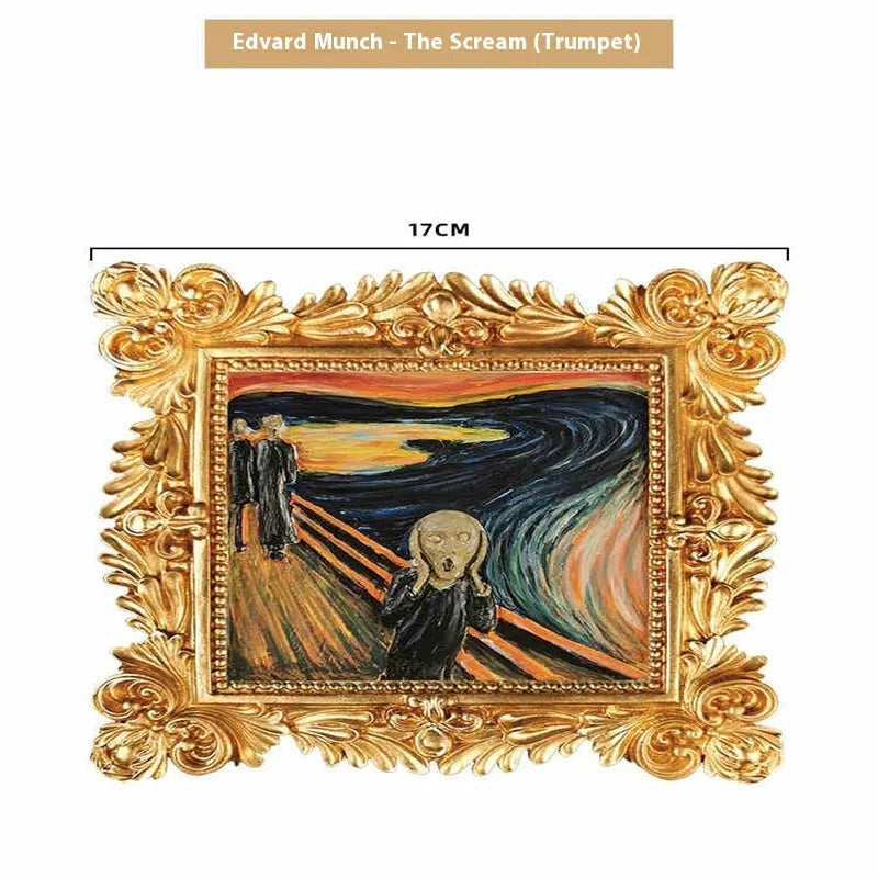 DIY oil painting by numbers kit on epoxy pottery canvas with brushes and paints for Van Gogh Starry Night