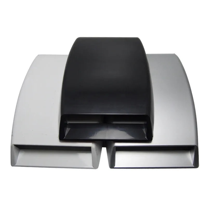 ABS plastic car dashboard decoration vent in black silver or white simulation air vent design