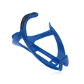 TPR plastic mountain bike water bottle cage in fluorescent yellow, mounted on a bike frame.