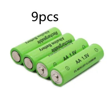 Industrial grade alkaline rechargeable AA battery with 3000mAh capacity and 1.5V output