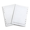 Loose spiral notebook filling paper with zodiac forest pages and multiple refill types for 6-hole systems