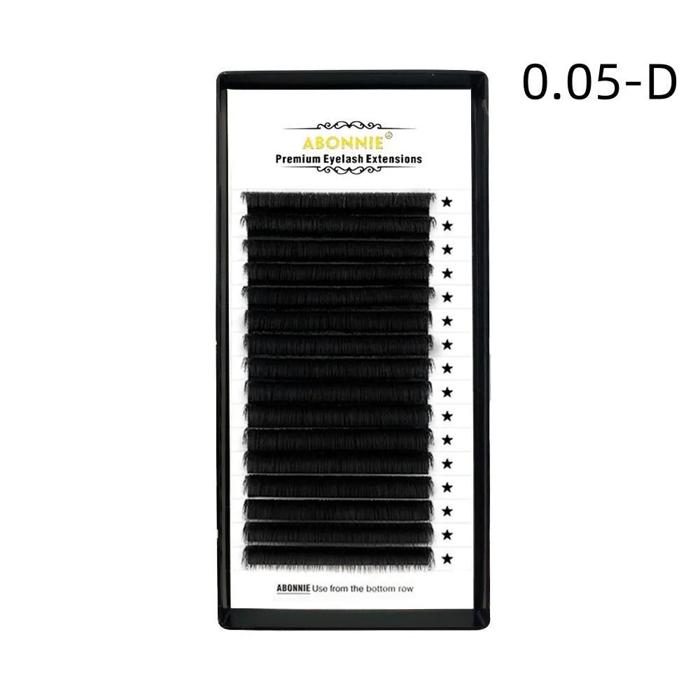 Pair of dense 16-row false eyelashes made from mink hair, showing a matte finish.
