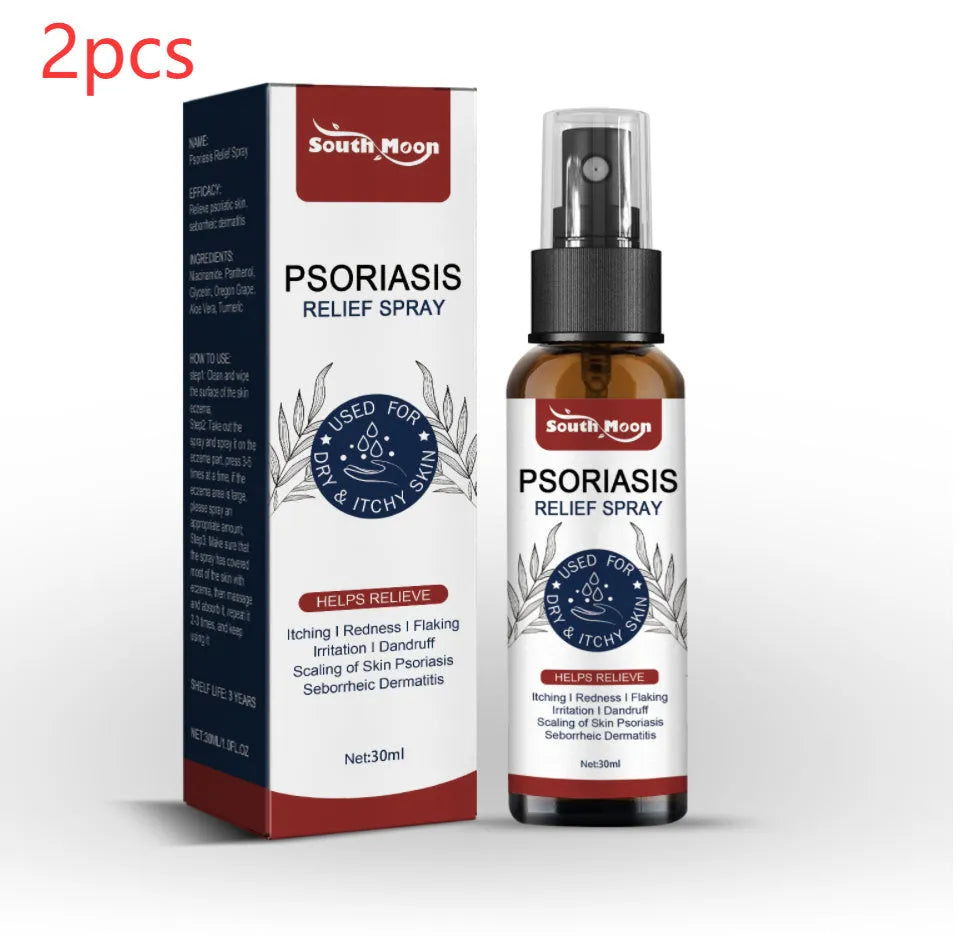 30ml bottle of body care soothing spray with glycerin and aloe vera