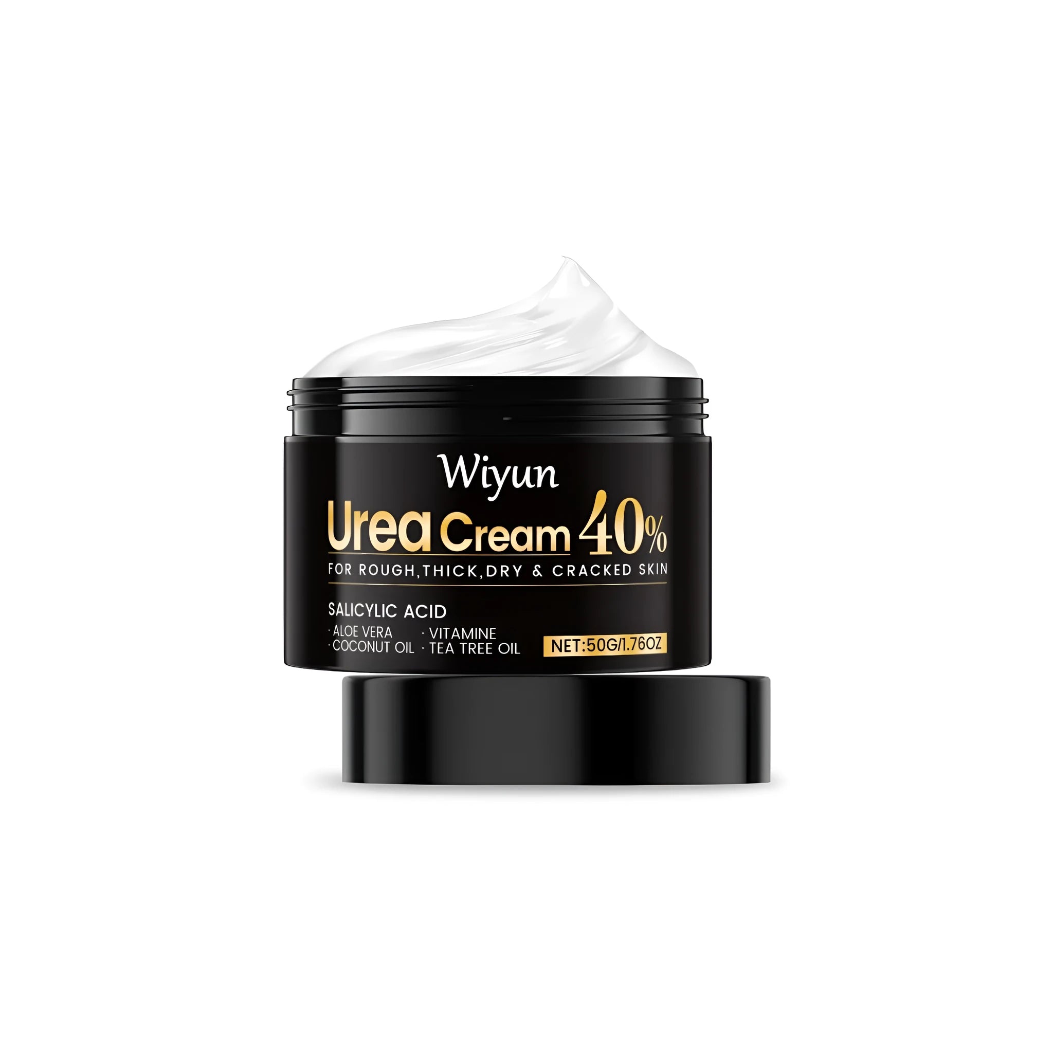 50g jar of urea hand and foot cream for dry skin treatment