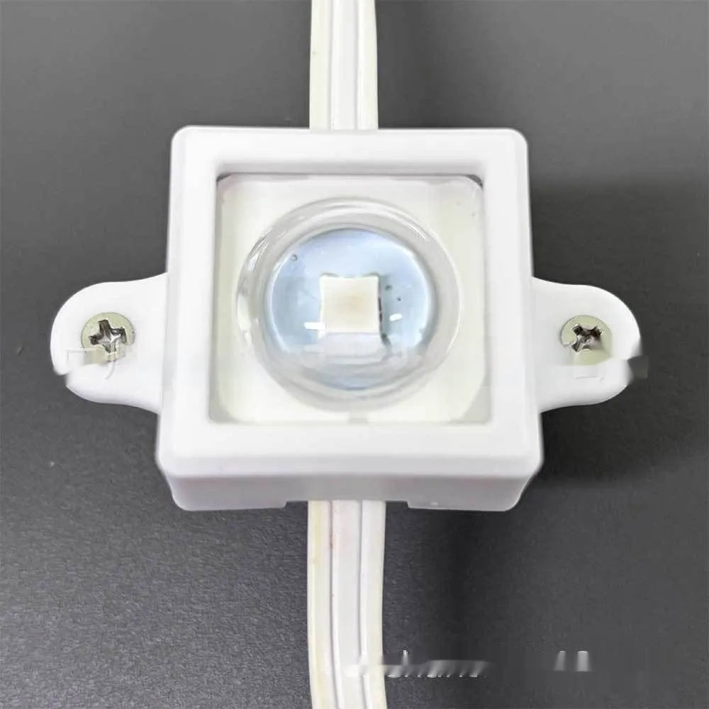 White plastic LED protective lampshade for strip lights measuring 1.7cm by 6cm