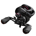 Drip wheel fishing reel with left or right hand retrieve option and included storage vessel