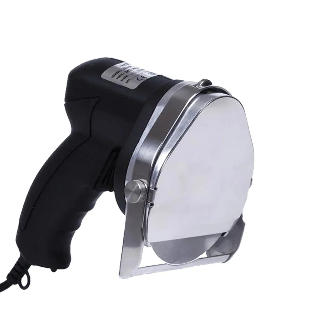 Black electric meat cleaver machine with EU plug for chopping meat