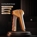Adjustable hand gripper fitness equipment with mechanical counter on handle.