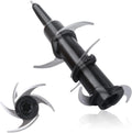 304 stainless steel replacement juicer blade set and knife seat accessory for six-stack models.