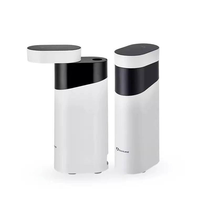 Desktop instant water dispenser with temperature control settings and compact design