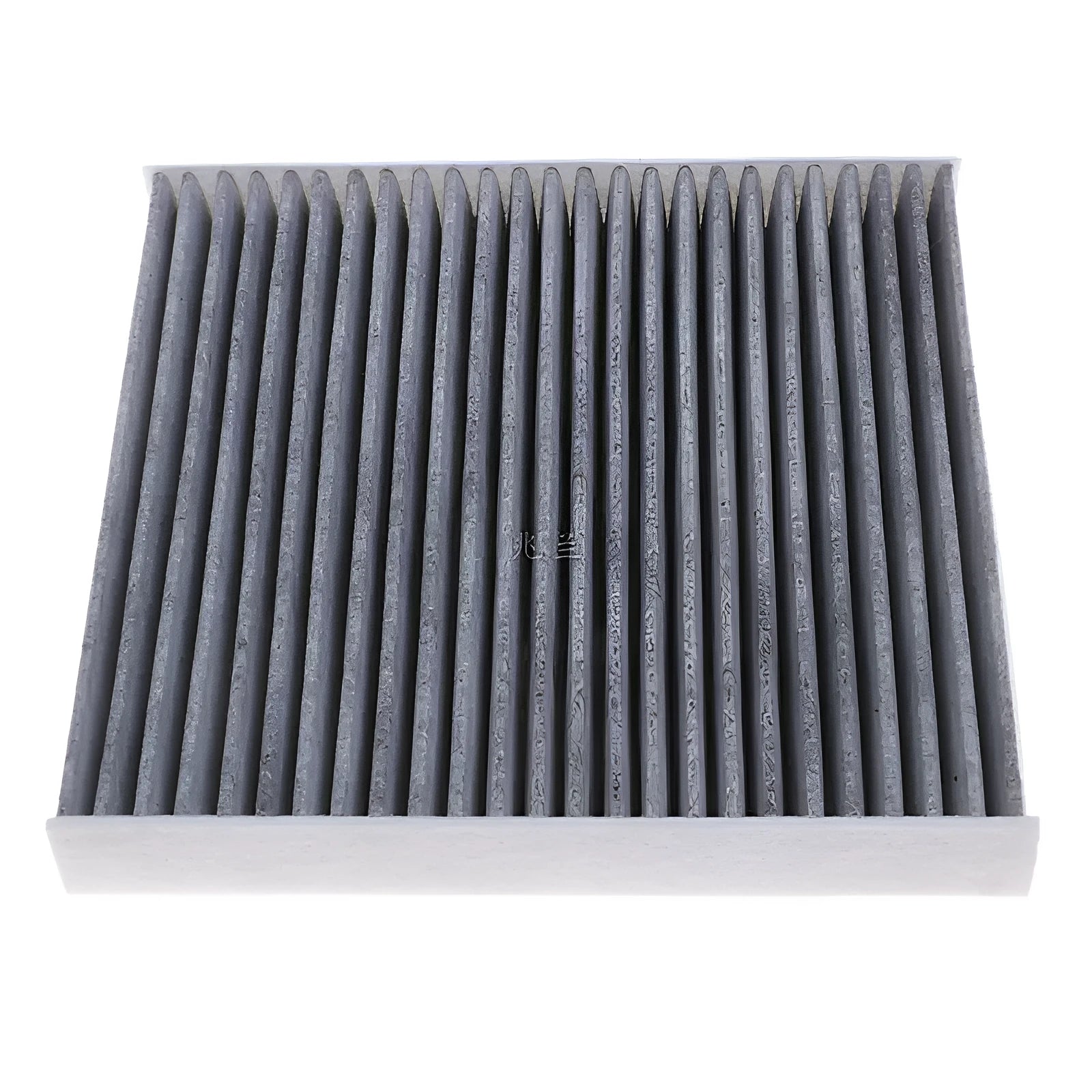 Grey air conditioning filter element for Geely cars, dimensions 215x210x30mm