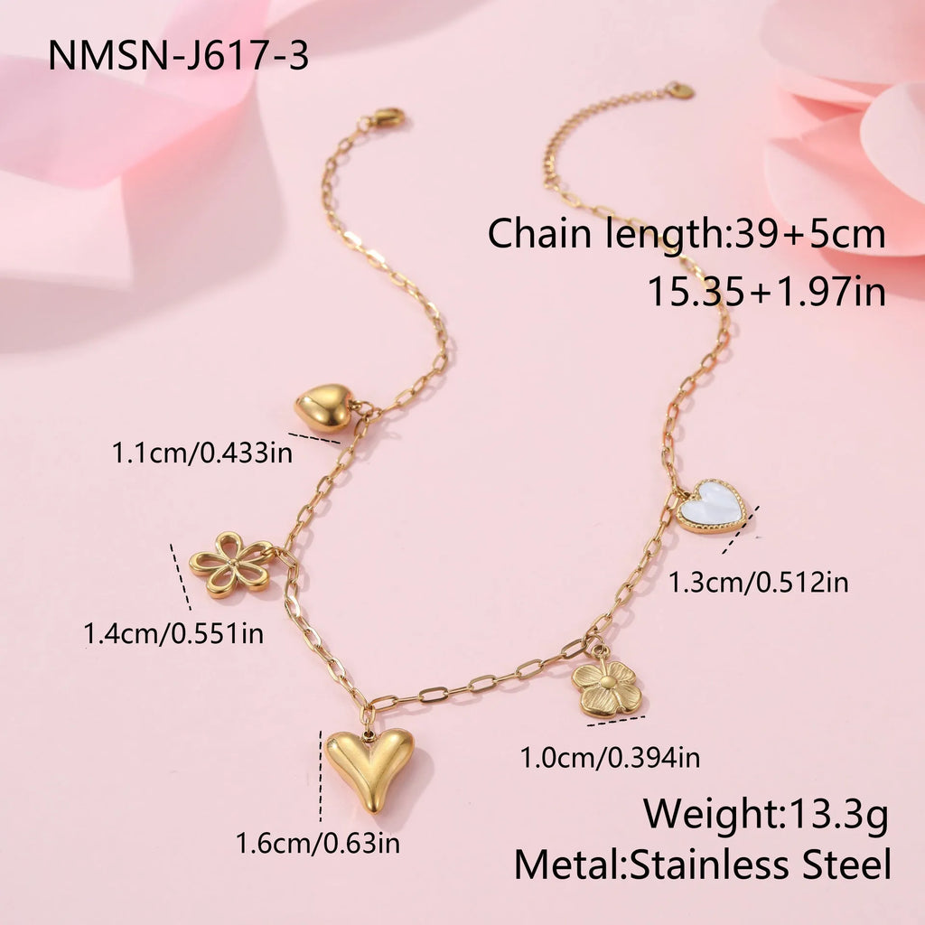 Gold plated stainless steel sun pendant necklace with geometric design on adjustable chain