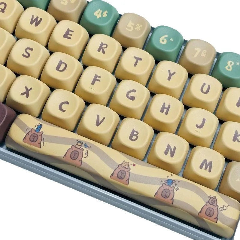 Capabala MOA height mechanical keyboard replacement keycaps 130 key set
