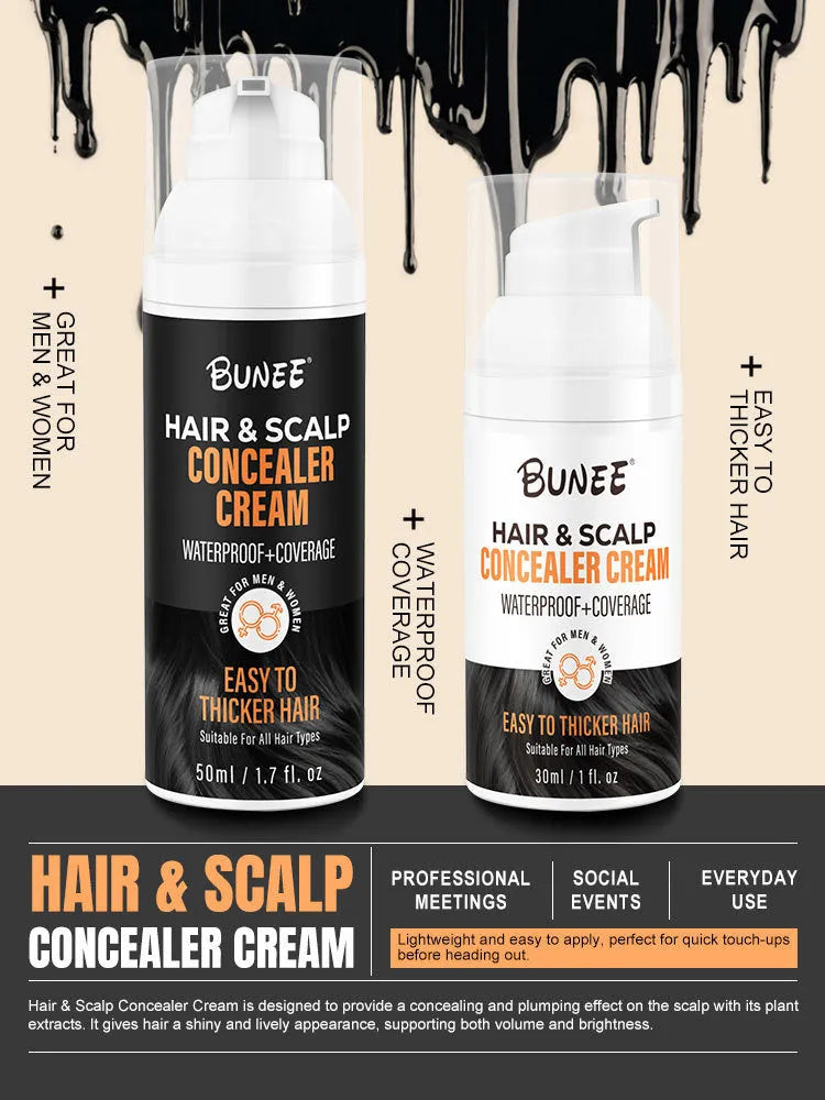 30ml bottle of scalp concealer pomade for covering hair thinning and nourishing the scalp.