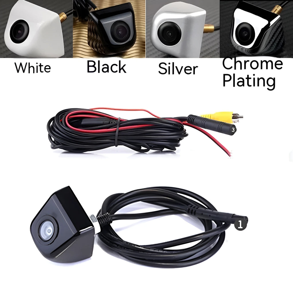 Car rearview camera with metal housing and waterproof design for clear reversing visibility