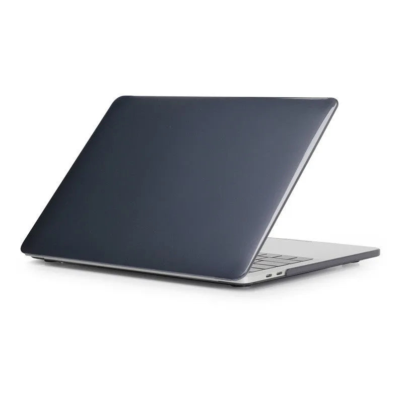 MacBook Pro protective hard shell case in transparent and black options for 14.2-inch and 16.2-inch models