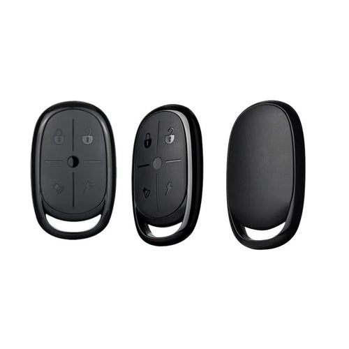 Black ABS 433MHz wireless copy remote control body with 3 keys and compact design