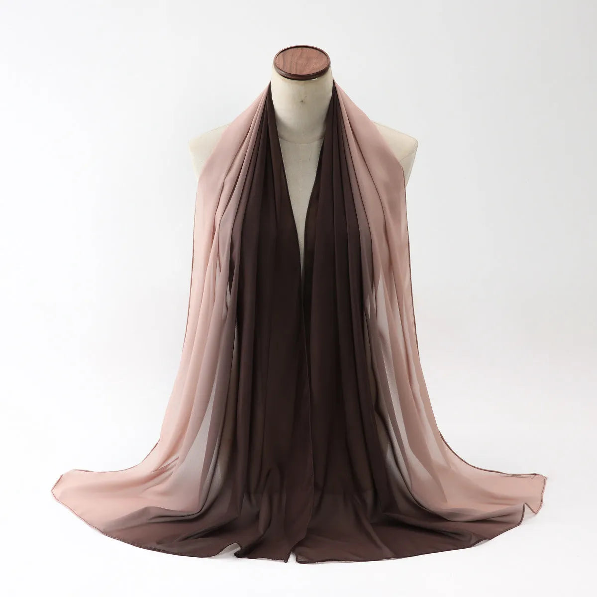 Women's bubble towel texture summer scarf in polyester chiffon showing colour options and 175cm length