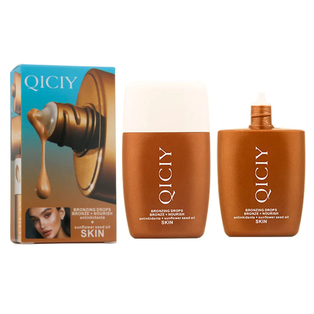 30ml face and body contour liquid bottle with brightening formula in four shade options