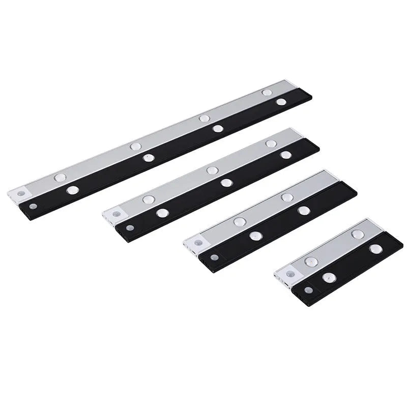 Rechargeable hill projection light strip in modern minimalist design with magnetic mounting