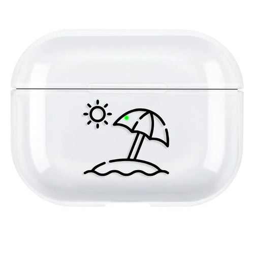 Solid colour PC protective shell cover for Apple AirPods Pro 3 charging case