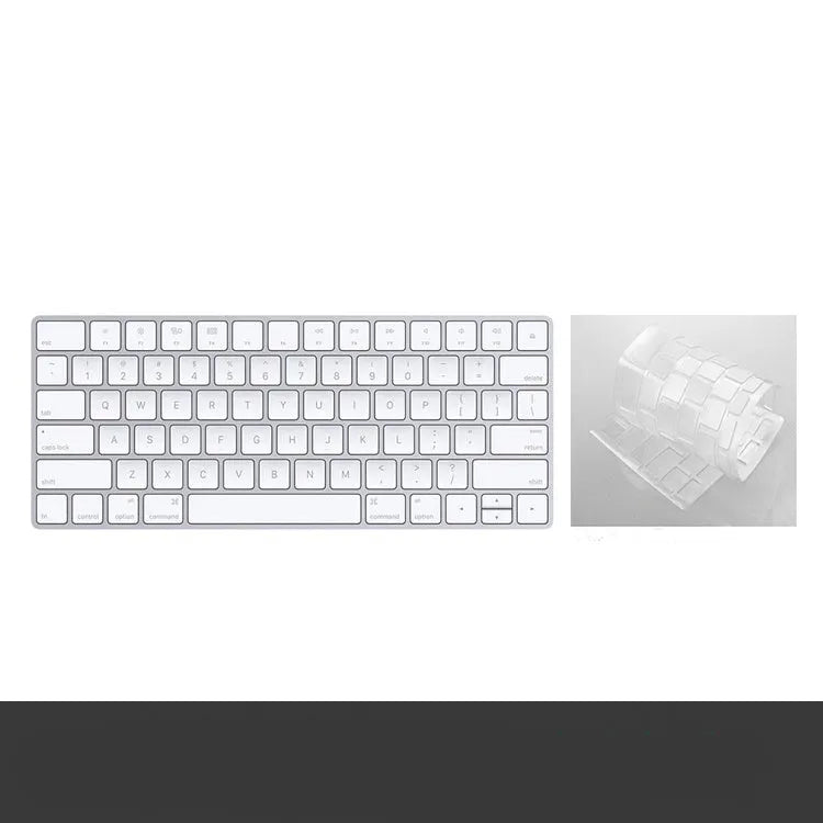 Apple G6 Bluetooth wireless keyboard in white colour with ultra-thin metal construction and multimedia function keys