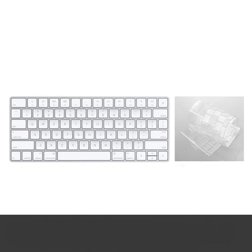 Apple G6 Bluetooth wireless keyboard in white colour with ultra-thin metal construction and multimedia function keys