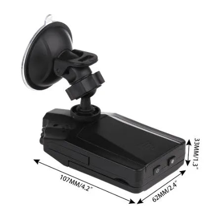 H198 car dashboard camera recorder with six infrared lights and aircraft nose design