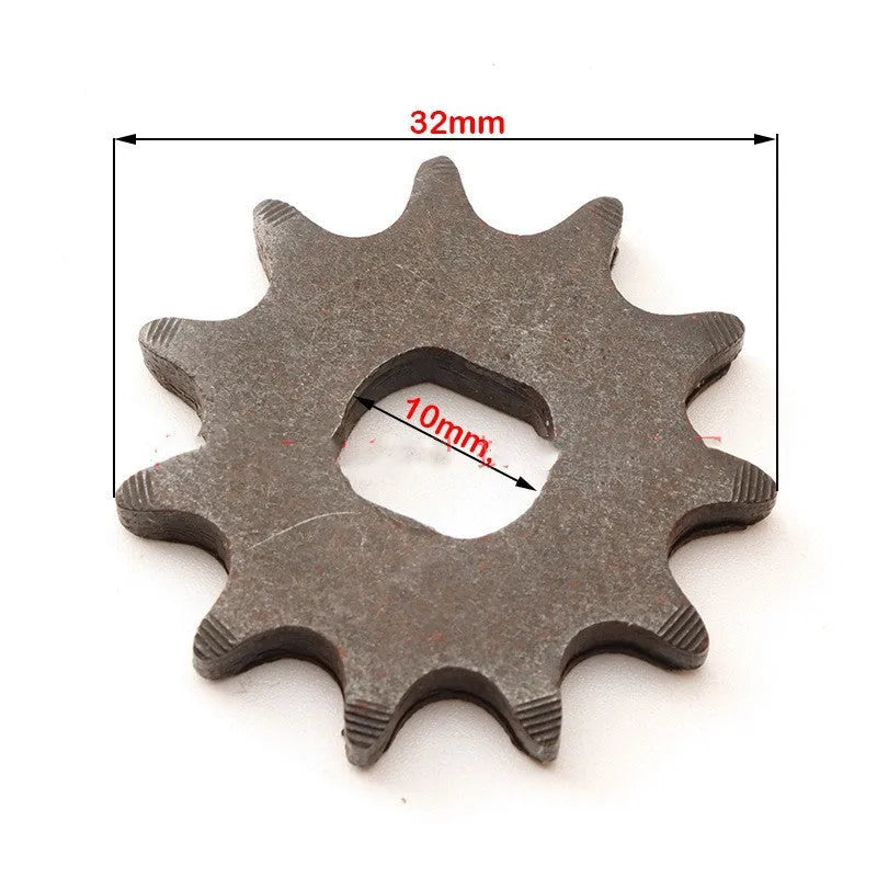 Cast iron 11-tooth motorcycle sprocket for 25hT8F chain reduction motors
