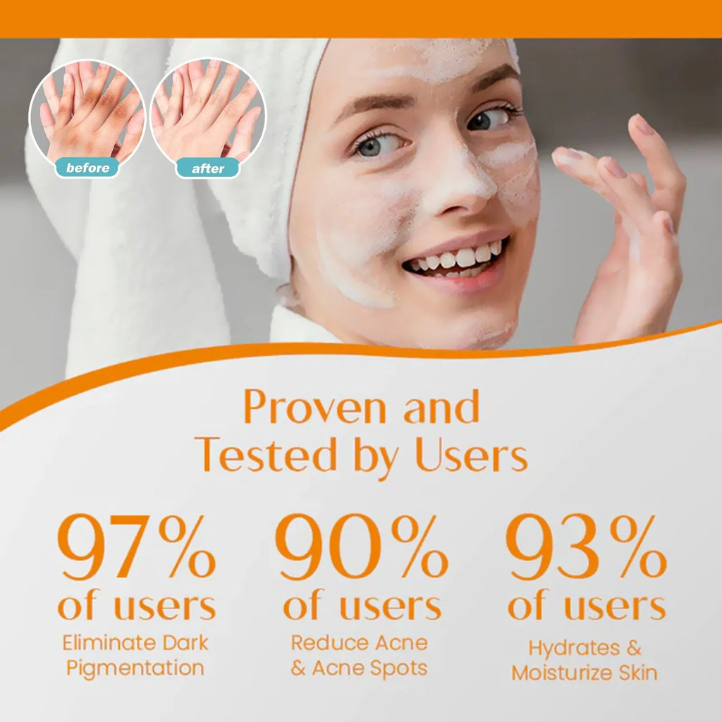 100g whitening vitamin body care cleaning soap with active ingredients