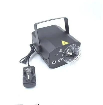 Black or white LED laser magic fan projection lamp for stage and party lighting