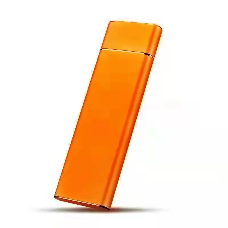 6TB ultra-thin metal mobile hard disk in five colour options with data cable